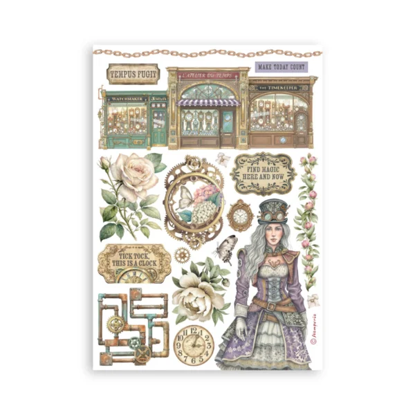 Gardens of Time A5 Washi Pad - 8pcs (SBW32)