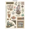 Gardens of Time Junk Journal Stickers, Backgrounds, Cut-Outs (SBJK17)