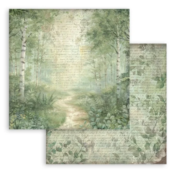 Herbarium Silvae 12x12 Inch Paper Pack Maxi Background Selection (SBBL180)