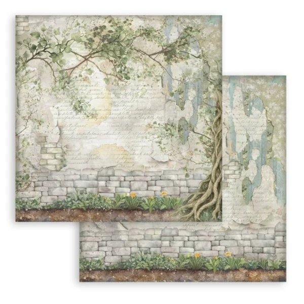 Herbarium Silvae 12x12 Inch Paper Pack Maxi Background Selection (SBBL180)