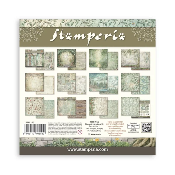Herbarium Silvae 12x12 Inch Paper Pack Maxi Background Selection (SBBL180)