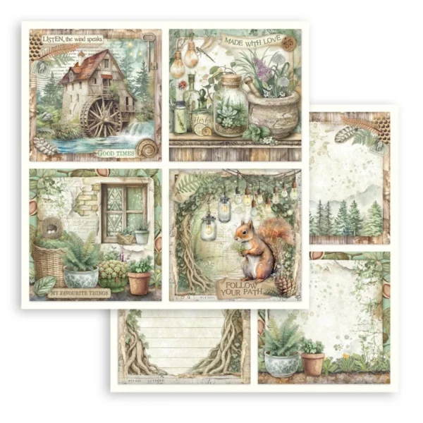 Herbarium Silvae 12x12 Inch Paper Pack (SBBL179)