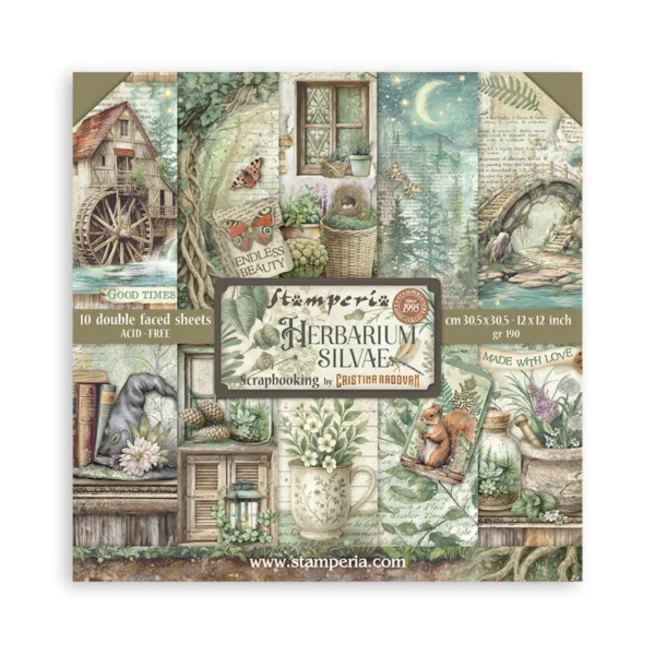 Herbarium Silvae 12x12 Inch Paper Pack (SBBL179)