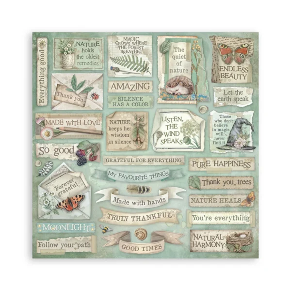 Herbarium Silvae 8x8 Inch Paper Pack (SBBS135)