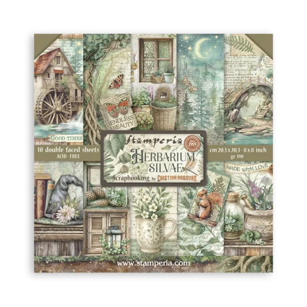 Herbarium-Silvae-8x8-Inch-Paper-Pack-SBBS135
