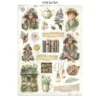 Herbarium Silvae Junk Journal Stickers, Backgrounds, Cut-Outs (SBJK09)