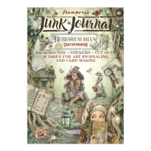 Herbarium Silvae Junk Journal Stickers, Backgrounds, Cut-Outs (SBJK09)