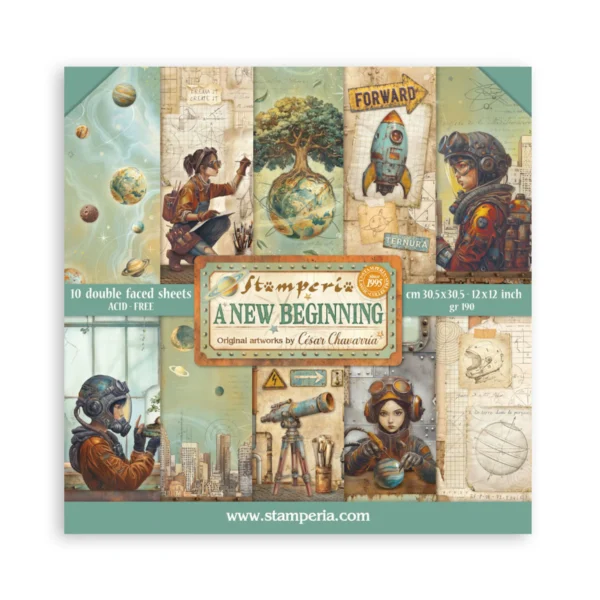 A New Beginning 12x12 Inch Paper Pack (Double Face) (SBBL184)