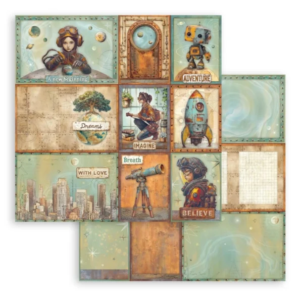 A New Beginning 8x8 Inch Paper Pack (Double Face) (SBBS140)