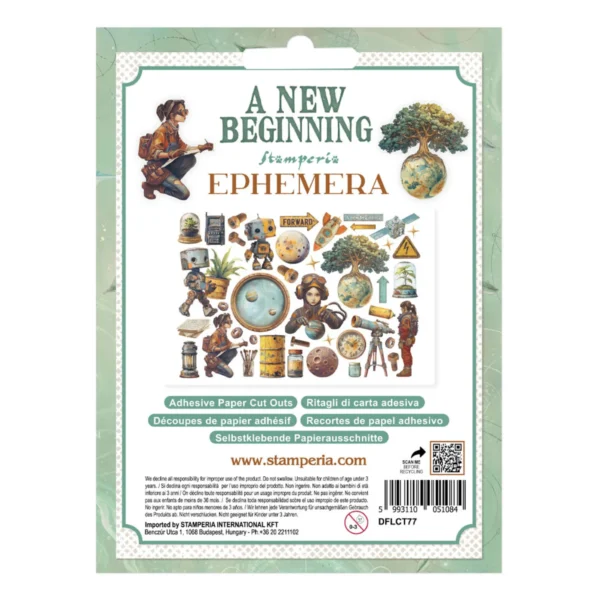 A New Beginning Ephemera (41pcs) - Stamperia (DFLCT77)