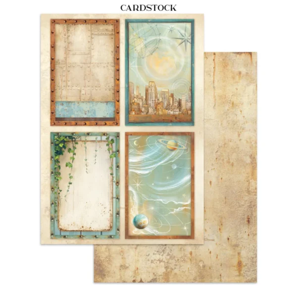 A New Beginning Junk Journal Stickers, Backgrounds, Cut-Outs - Stamperia (SBJK16) 005 A New Beginning Junk Journal Stickers, Backgrounds, Cut-Outs (SBJK16)