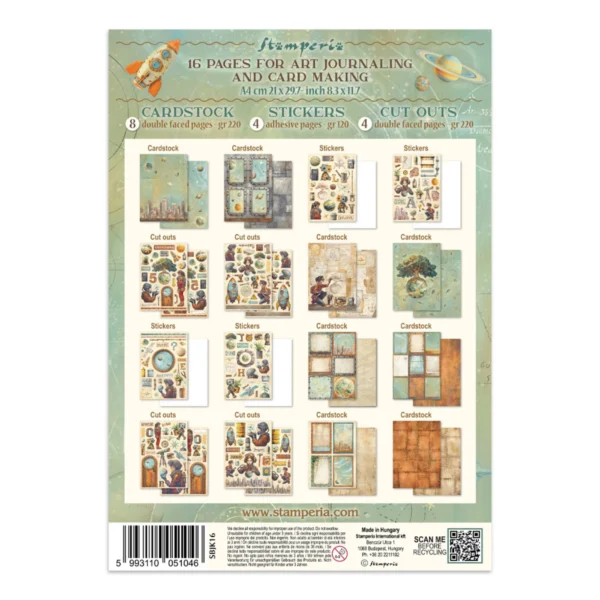A New Beginning Junk Journal Stickers, Backgrounds, Cut-Outs - Stamperia (SBJK16) 008 A New Beginning Junk Journal Stickers, Backgrounds, Cut-Outs (SBJK16)
