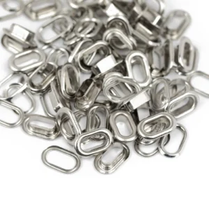 Crop-A-Dile Oval Eyelets Zilver 50stuks - We R Makers (735145)