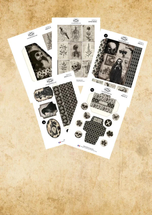 Kit Plague Doctor Junk Journal (P36)