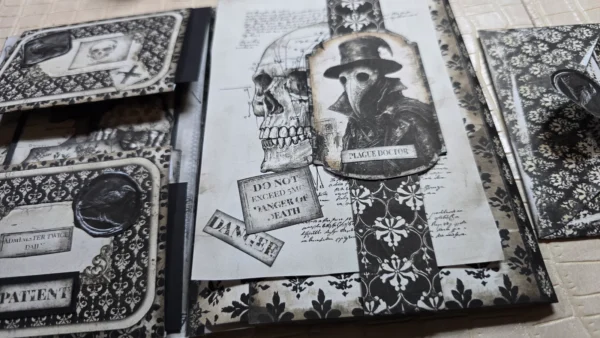 Kit Plague Doctor Junk Journal (P36)