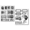 Lithographs Mixed Media Stickers (10pcs) (MB007)