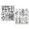 Lithographs Mixed Media Stickers (10pcs) (MB007)