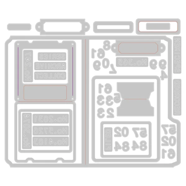 Thinlits by Tim Holtz Die Set Specimen – Sizzix (665930)