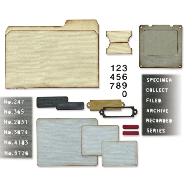 Thinlits by Tim Holtz Die Set Specimen – Sizzix (665930)