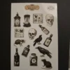 planche stickers Plague doctor - S21