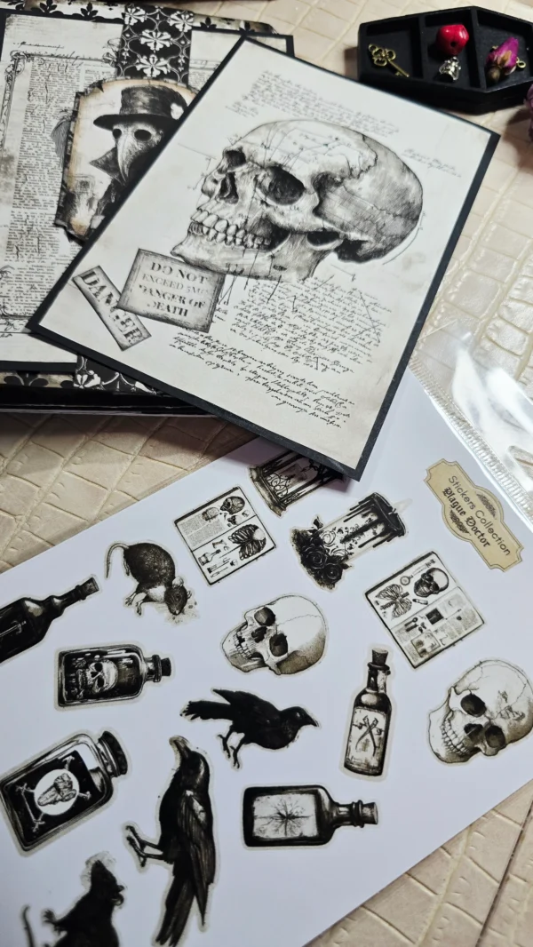 Stickercollectie Plague doctor - S21