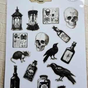 planche stickers Plague doctor - S21