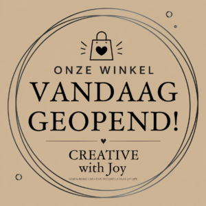 We zijn open - Creative with Joy