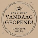 We are open - Creative with Joy