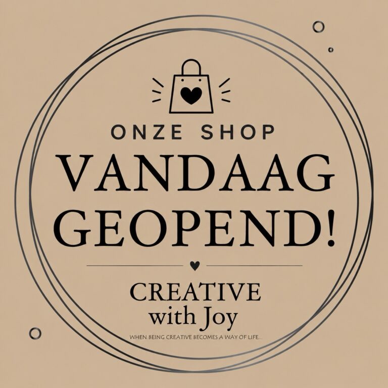 We are open - Creative with Joy