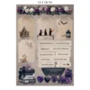 Stamperia Halloween Junk Journal Stickers, Backgrounds & Cut-Outs by Vicky Papaioannou (SBJK22) | A4 Art Journaling & Card Making Kit