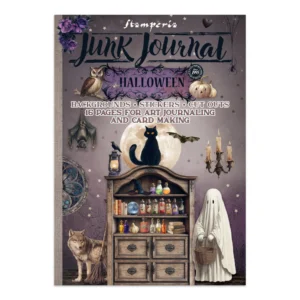 Halloween Junk Journal Stickers, Backgrounds, Cut-Outs by Vicky Papaioannou (SBJK22) Stamperia Halloween Junk Journal SBJK22 by Vicky Papaioannou met stickers, achtergronden en cut-outs. Perfect voor junk journals, scrapbooking, art journaling, mixed media en kaarten maken.