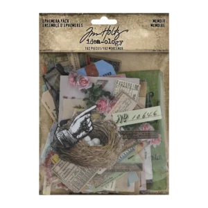 Tim Holtz Ephemera Pack Memoir (TH94221) Tim Holtz Ephemera Pack Memoir (TH94221) | 102 Vintage Ephemera | Idea-ology | Junk Journal, Scrapbooking & Mixed Media