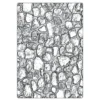 Sizzix 3D Texture Fades A5 Cobblestone van Tim Holtz. Maak diepe, realistische kasseienstructuren voor scrapbooking, journals, kaarten en mixed media.