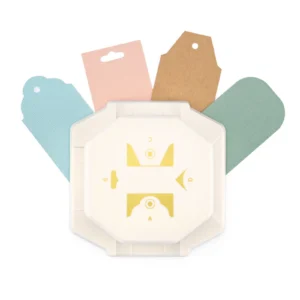 4-in-1 Hoekpons Klassieke Labels | Vaessen Creative (2137-134)