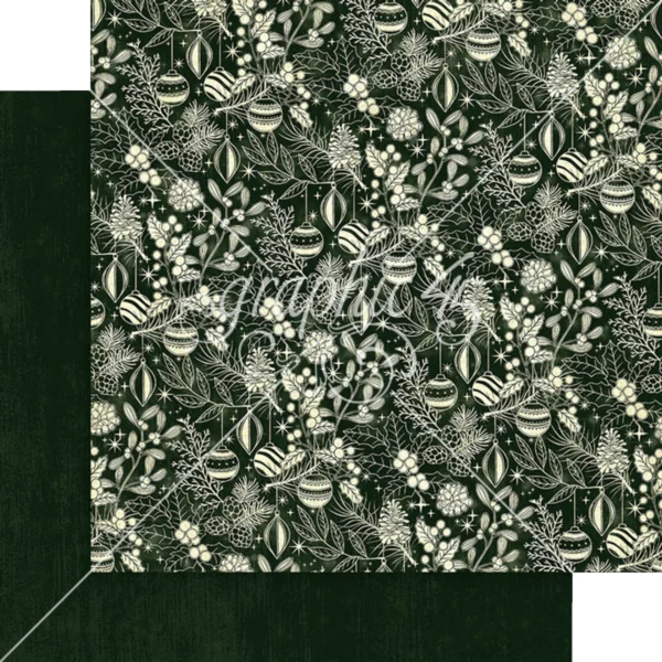 Merry & Bright 12x12 Inch Patterns & Solids Pack (4502915) 01 Graphic 45 Merry & Bright 12x12 Patterns & Solids met 16 dubbelzijdige kerstvellen. Perfect voor scrapbooking, kaarten, journals en kerstprojecten.