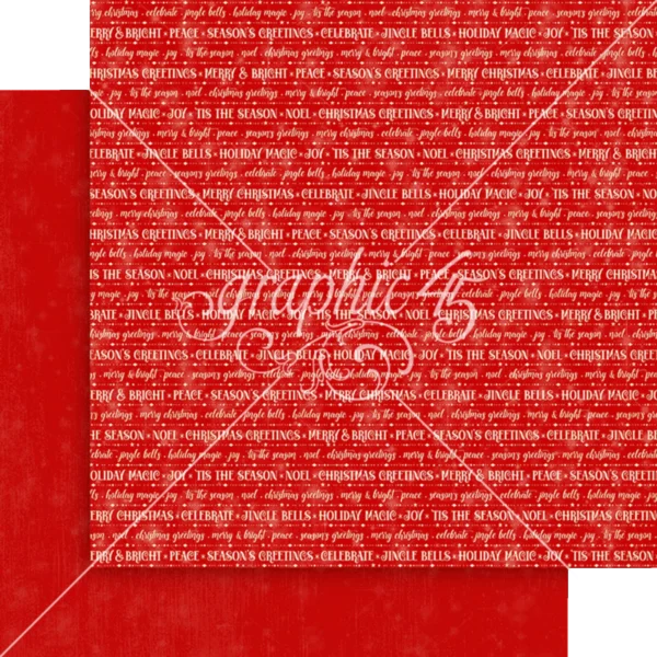 Merry & Bright 12x12 Inch Patterns & Solids Pack (4502915) 05 Graphic 45 Merry & Bright 12x12 Patterns & Solids met 16 dubbelzijdige kerstvellen. Perfect voor scrapbooking, kaarten, journals en kerstprojecten.