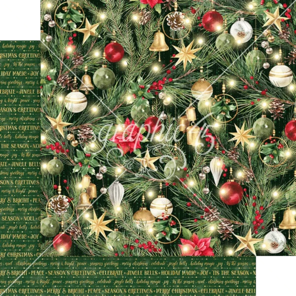 Merry & Bright 8x8 Inch Collection Pack (4502913) 00 Graphic 45 Merry & Bright 8x8 Collection Pack met 16 dubbelzijdige kerstvellen. Perfect voor scrapbooking, kerstkaarten, journals en mini-albums.