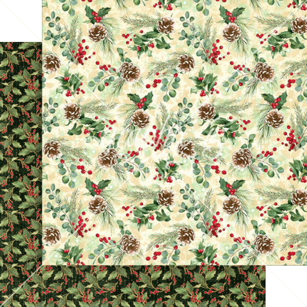 Merry & Bright 8x8 Inch Collection Pack (4502913) 002 Graphic 45 Merry & Bright 8x8 Collection Pack met 16 dubbelzijdige kerstvellen. Perfect voor scrapbooking, kerstkaarten, journals en mini-albums.