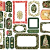 Merry & Bright Chipboard Tags & Frames 4502918 Graphic 45 Merry & Bright Chipboard Tags & Frames met 30 stevige decoratieve elementen. Perfect voor kerstkaarten, scrapbooking en mini albums.
