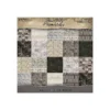 Tim Holtz Palette Collection Charcoal 8x8 inch met 12 dubbelzijdige vellen. Ideaal voor scrapbooking, journals, mixed media en kaarten.
