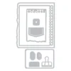 Sizzix Clear Stamps & Framelits Creative Combos 49 & Market 667058) Sizzix Clear Stamps & Framelits Creative Combos | 49 & Market (667058)