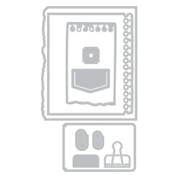 Sizzix Clear Stamps & Framelits Creative Combos 49 & Market 667058) Sizzix Clear Stamps & Framelits Creative Combos | 49 & Market (667058)