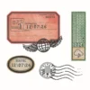 Sizzix Globetrotter’s Mark clear stamps en Framelits 62 stempels 4 snijmallen 49 & Market
