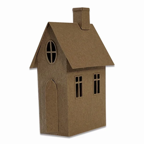 Sizzix Tim Holtz Village Collection met 87 Thinlits stansen voor huisjes en dorpsscènes. Discontinued set voor kerst, winter, Halloween en 3D projecten.