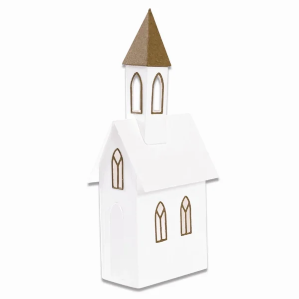 Sizzix Tim Holtz Village Collection met 87 Thinlits stansen voor huisjes en dorpsscènes. Discontinued set voor kerst, winter, Halloween en 3D projecten.