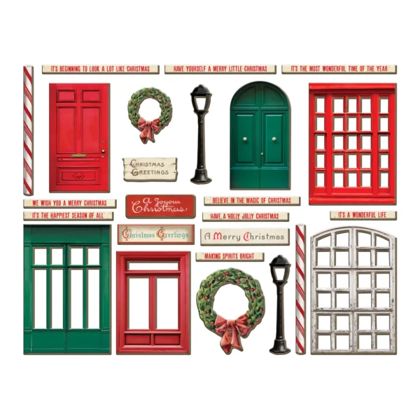 Tim Holtz Christmas Baseboards TH94444 Tim Holtz Christmas Baseboards TH94444