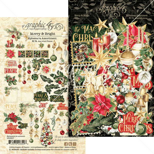 graphic-45-merry-bright-ephemera-assortment-450291 Merry & Bright Ephemera Assortment | Graphic 45