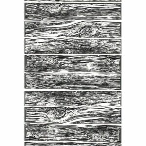 Sizzix 3D Texture Fades Mini Lumber van Tim Holtz. Maak een diepe, realistische houtnerfstructuur voor kaarten, ATC's, scrapbooking, journals en mixed media.