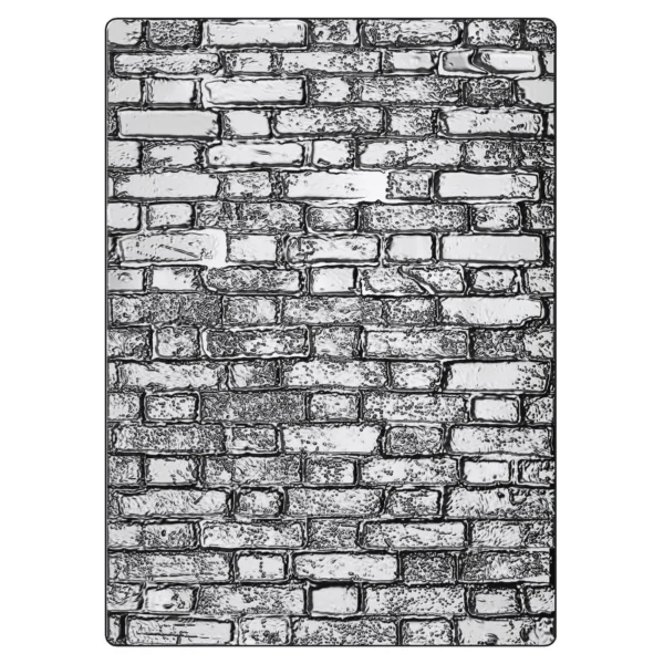 sizzix-3d-texture-fades-brickwork-a5-tim-holtz 666958 Sizzix 3D Texture Fades Brickwork A5 | Tim Holtz (666958)
